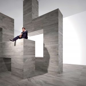 STONE BOX BRIGHT GREY LAPPATO 45X90