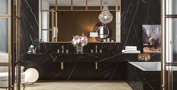 natural marble black