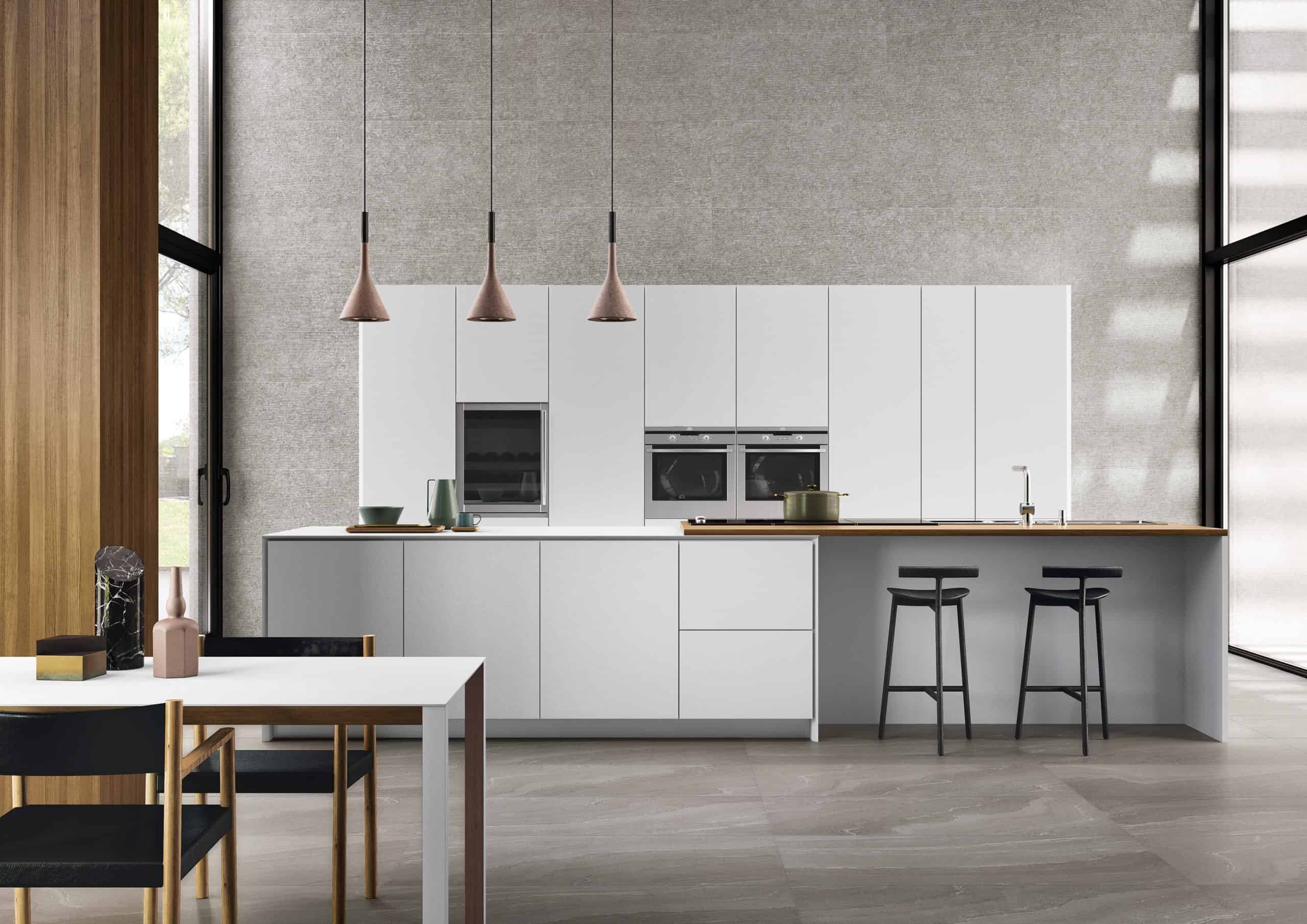 stonetalk Grey 60x120 Martellata-Rullata Amb Cucina 1