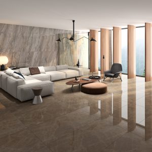 MINA BROWN POLISHED 75X150