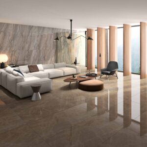 MINA BROWN POLISHED 75X150