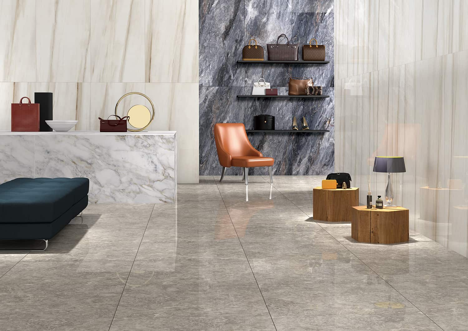 ECOSTONE WHITE TRAVERTINE POL EFFECT