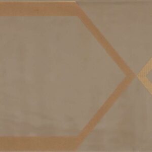 DOLCE AMARO POLIGONI COCONUT WALL ACCENT SET 2 25X60