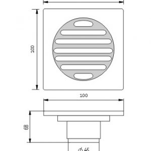 FLOOR DRAIN FD78809A