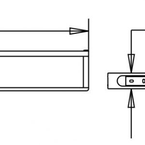 SINGLE TOWEL BAR 95101-60