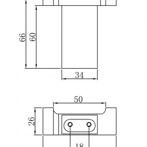 DOUBLE ROBE HOOK 95304B