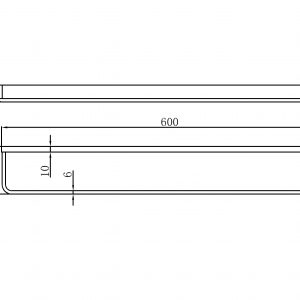 DOUBLE TOWEL BAR 95601