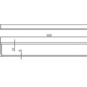 DOUBLE TOWEL BAR 95601