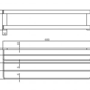 DOUBLE BATHTOWEL SHELF 95615