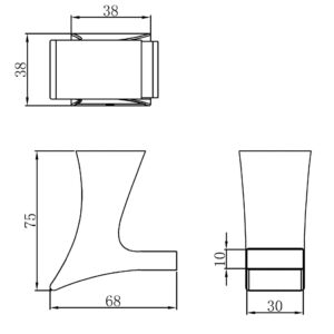 SINGLE ROBE HOOK 96304