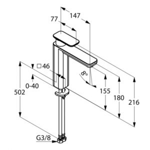 KLUDI FAUCET 492960575