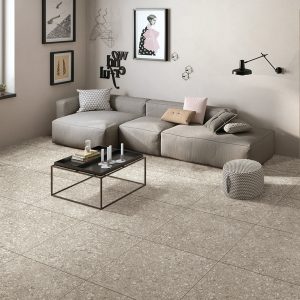 VENICE TERRAZZO LIGHT GREY NATURALE 60X60