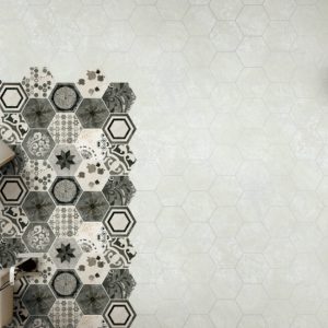 HEXAGONAL PLAIN GREAT STONE GS11 NATURALE 25X30