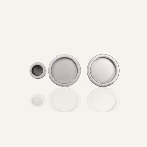 INSET HANDLE KIT BLIND SATIN CHROME (ROUND)