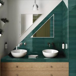 BRICK CASA BLANCA AQUABLUE GLOSSY 5.8X24.2