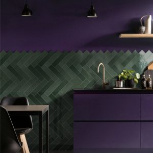 BRICK CASA BLANCA MOSSGREEN GLOSSY 5.8X24.2