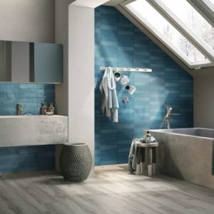 BRICK CASA BLANCA SKY BLUE GLOSSY 5.8X24.2