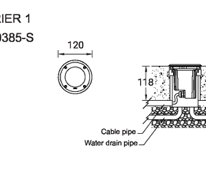 OUTDOOR LIGHT -HARRIER 1, HA-60385-S
