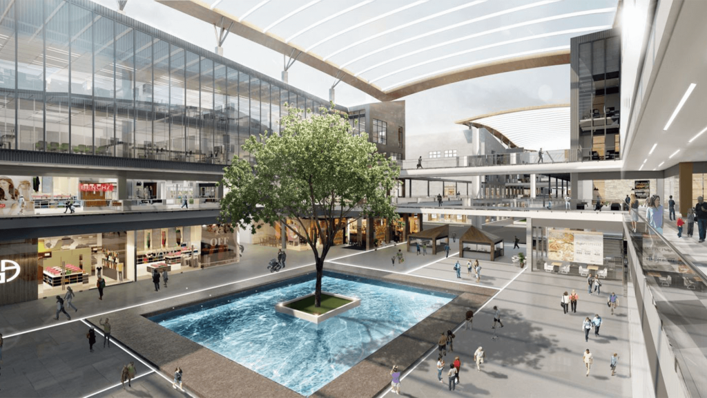 REFLECTIVE POOL AT COURTYARD