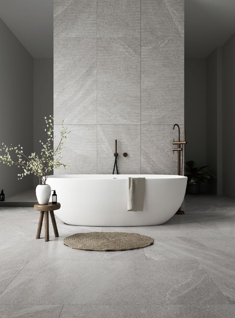 LIMESTONE GREY CRISS-CROSS 60X120sample