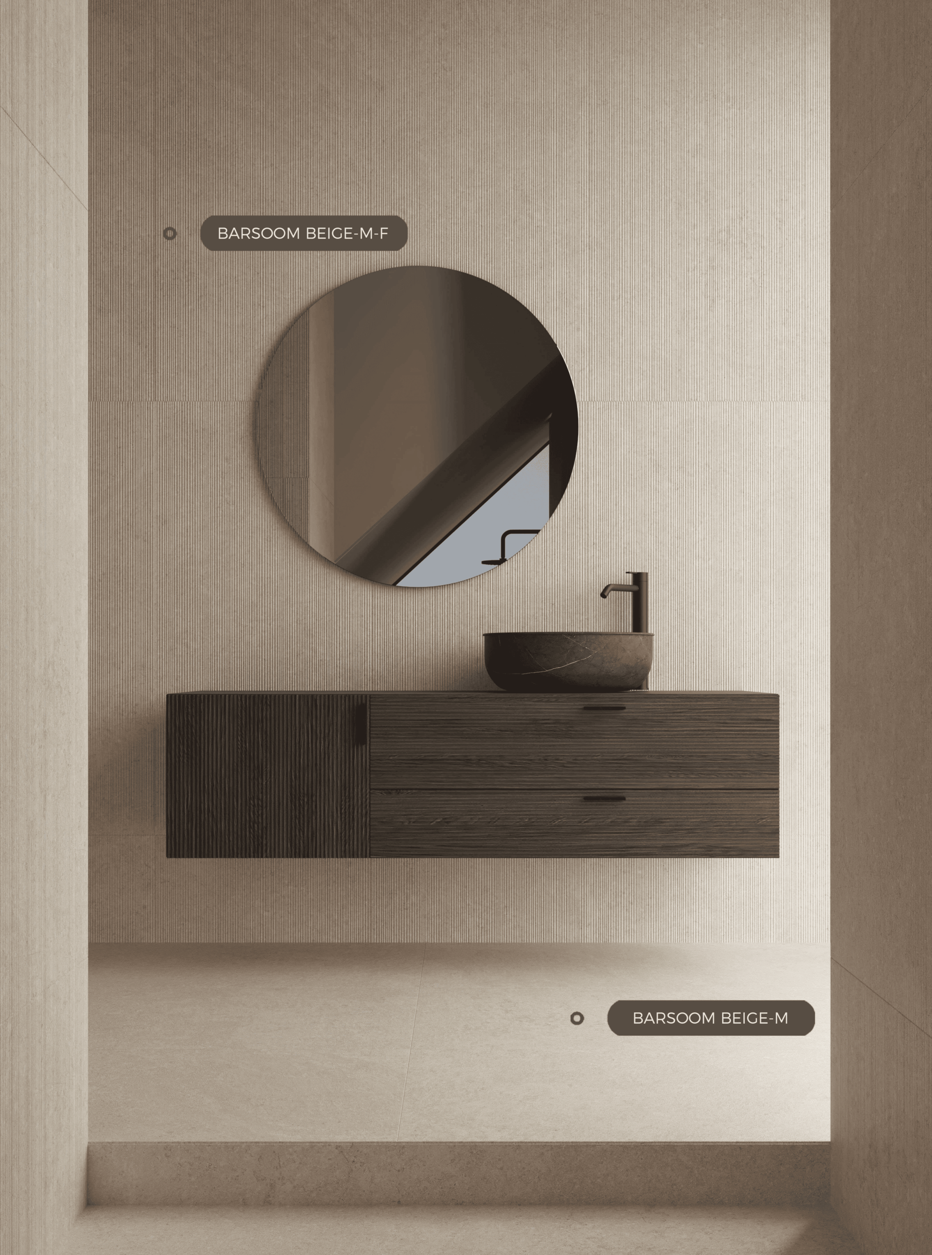 BARSOOM BEIGE RIBBED 60X120 - Image 5