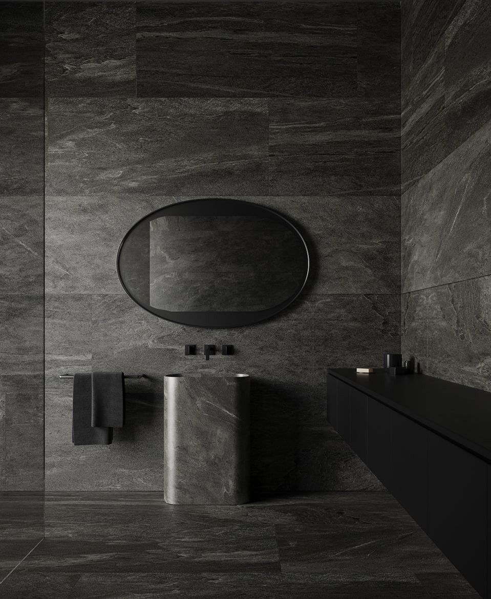 GAIA LIME BLACK NATURALE sample