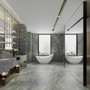 TOUCH CYAN BLUISH GREY NATURALE 90X180