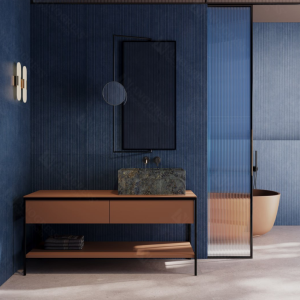 COTTO AZZURRO RIBBED 60X135