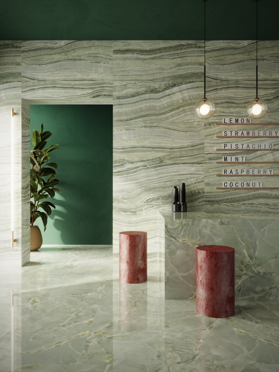 GAIA CYAN STONE NATURALE sample