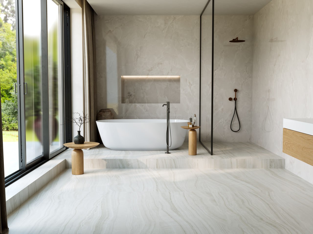 GAIA WHITE STONE NATURALE SAMPLE