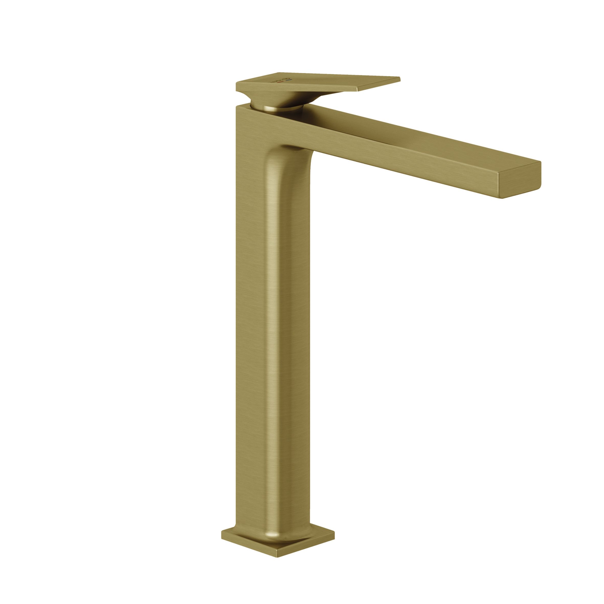 DECUS TALL BASIN MIXER BRUSHED GOLD