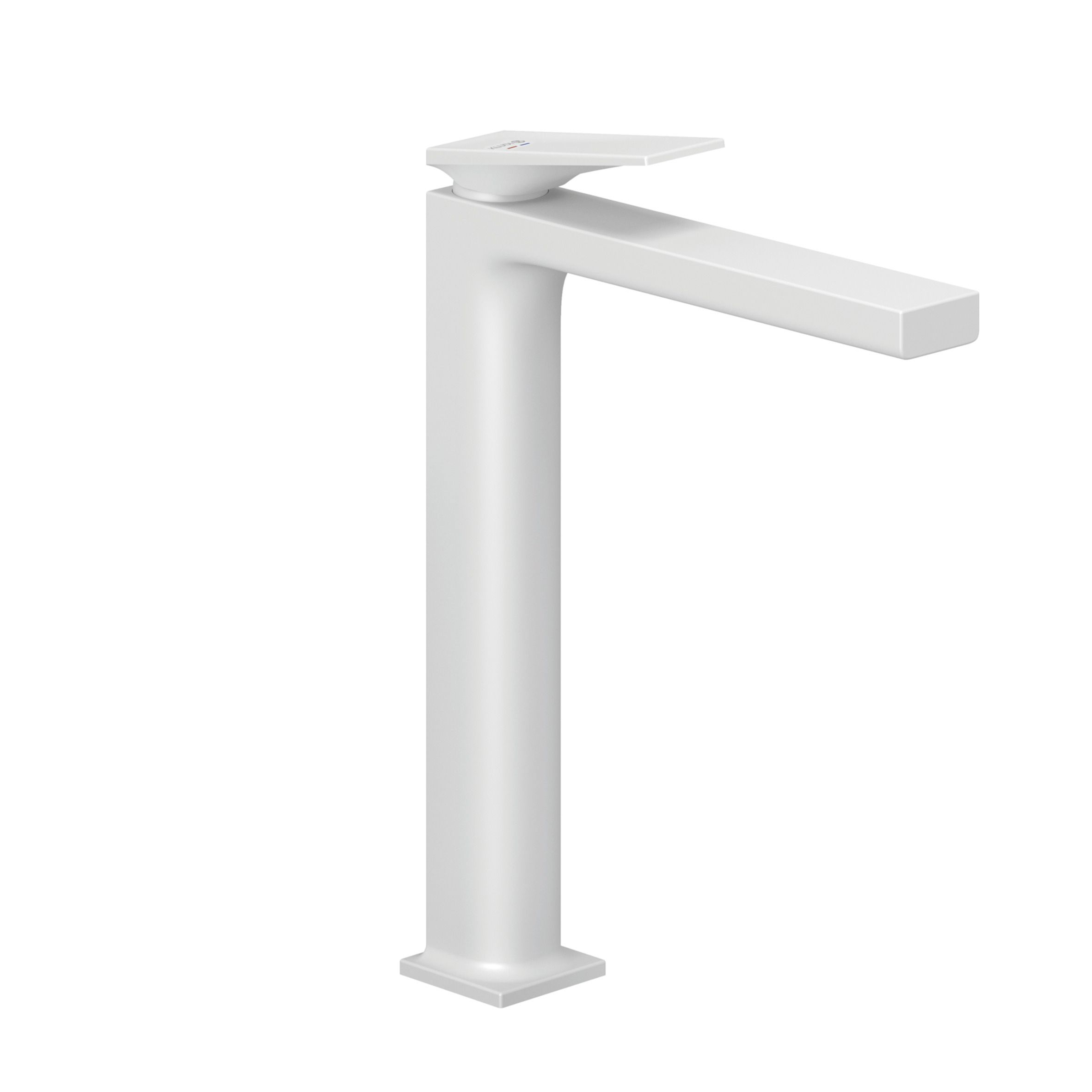 DECUS TALL BASIN MIXER MATT WHITE