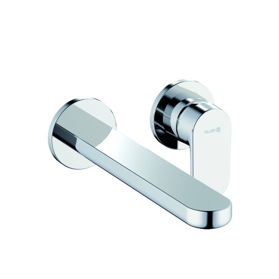 LOUVA Wall Mounted Basin Mixer (chrome)