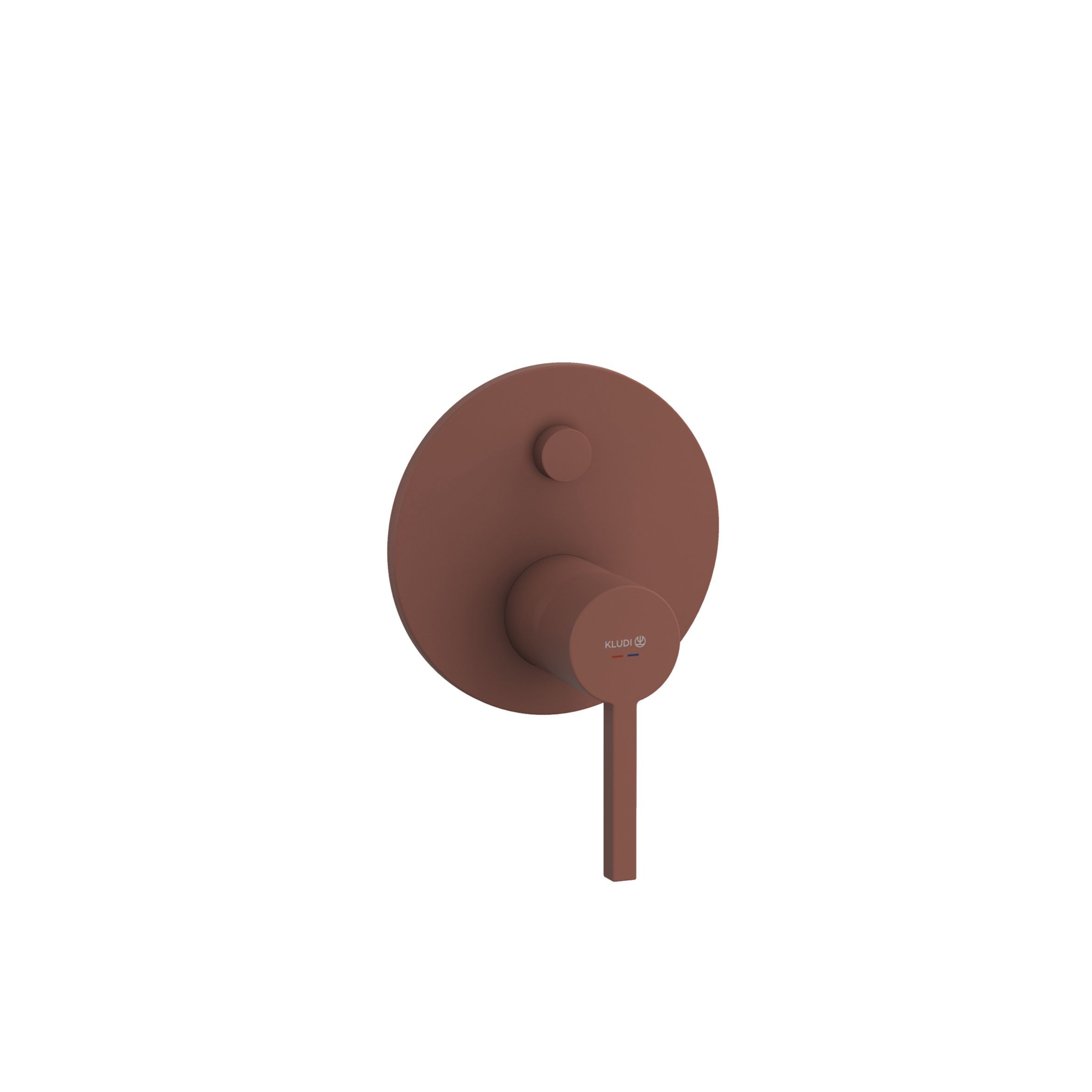 NOVA FONTE PURA Concealed Bath & Shower Mixer (matt vermilion)