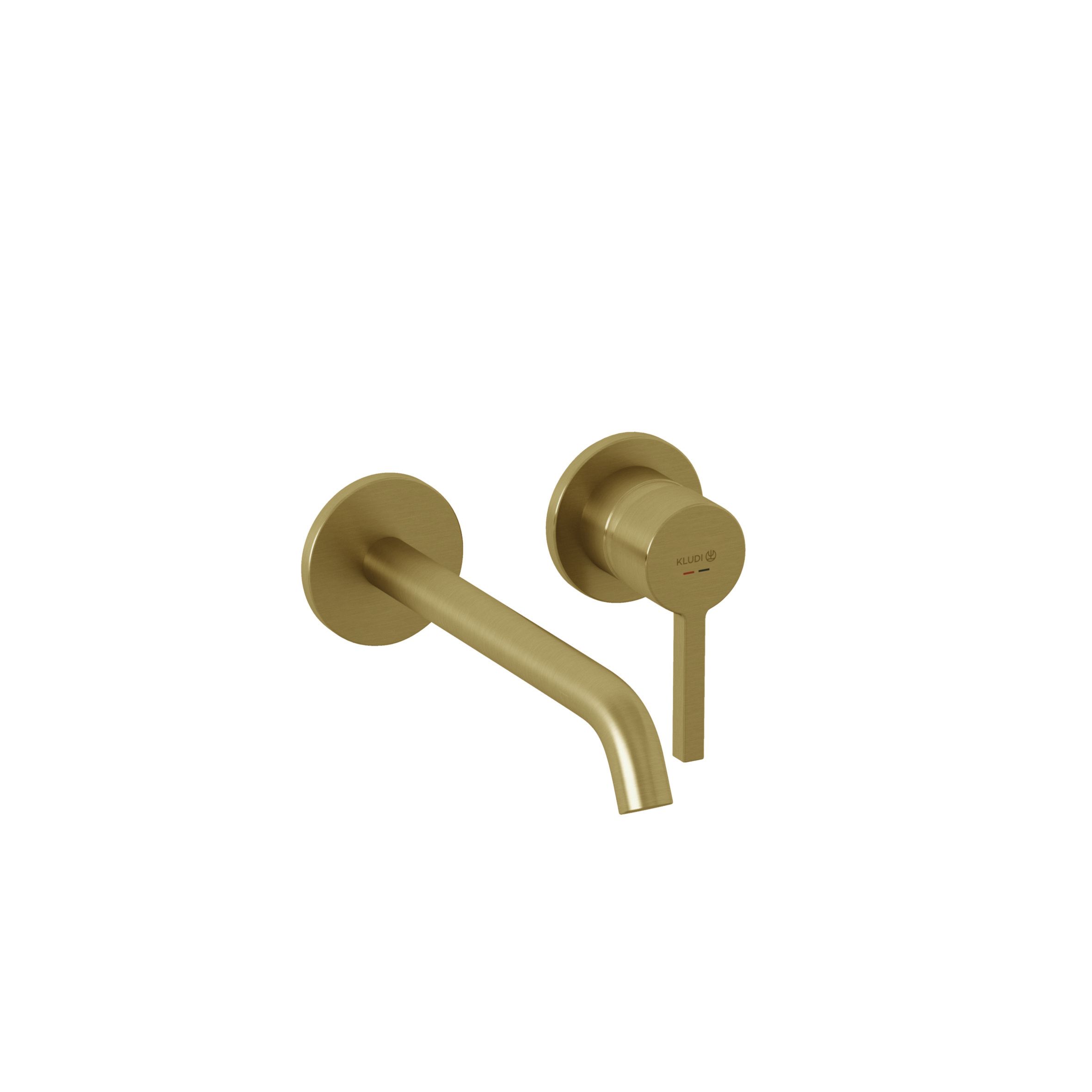 NOVA FONTE PURA Wall Mounted Basin Mixer (brushed gold)