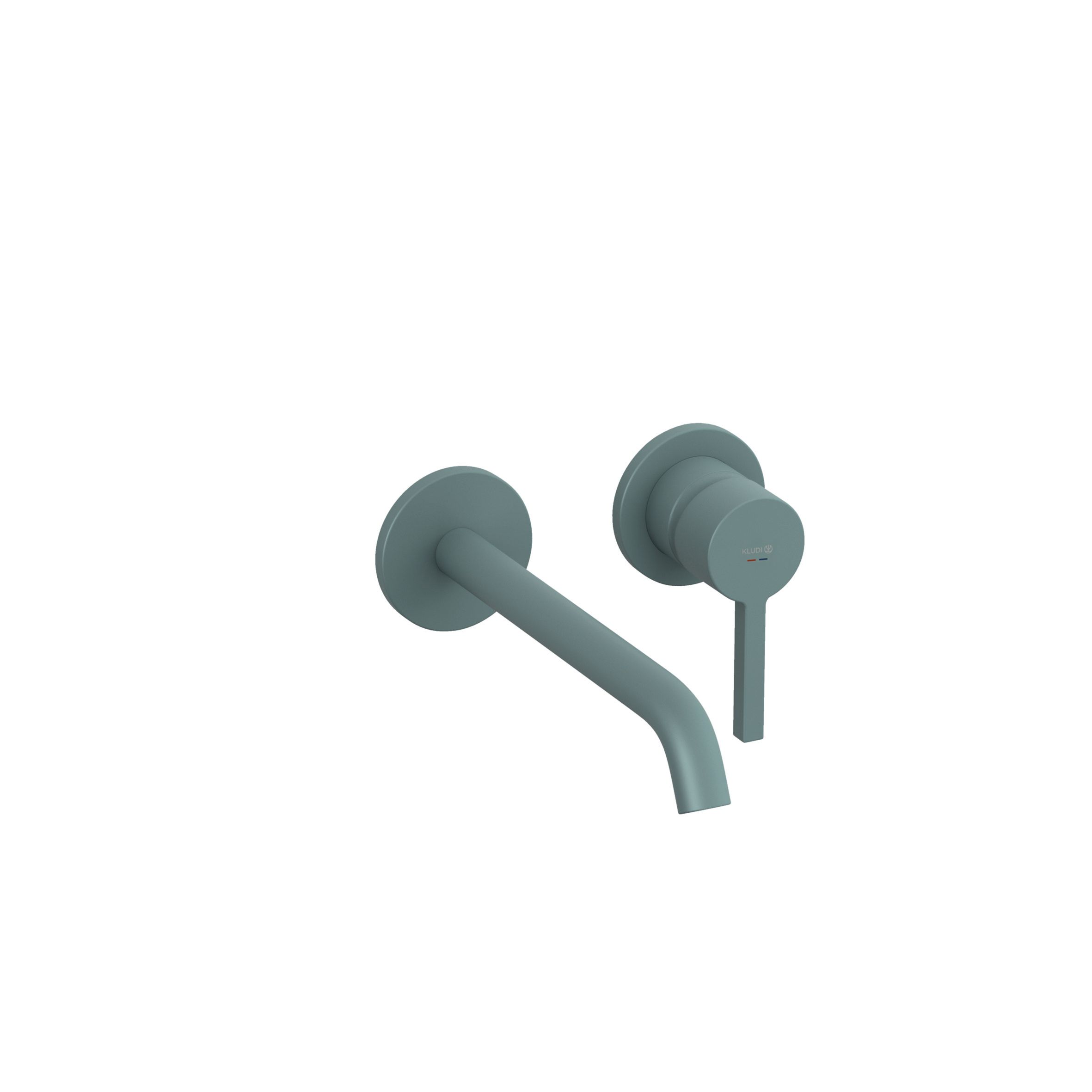 NOVA FONTE PURA Wall Mounted Basin Mixer (matt teal blue)