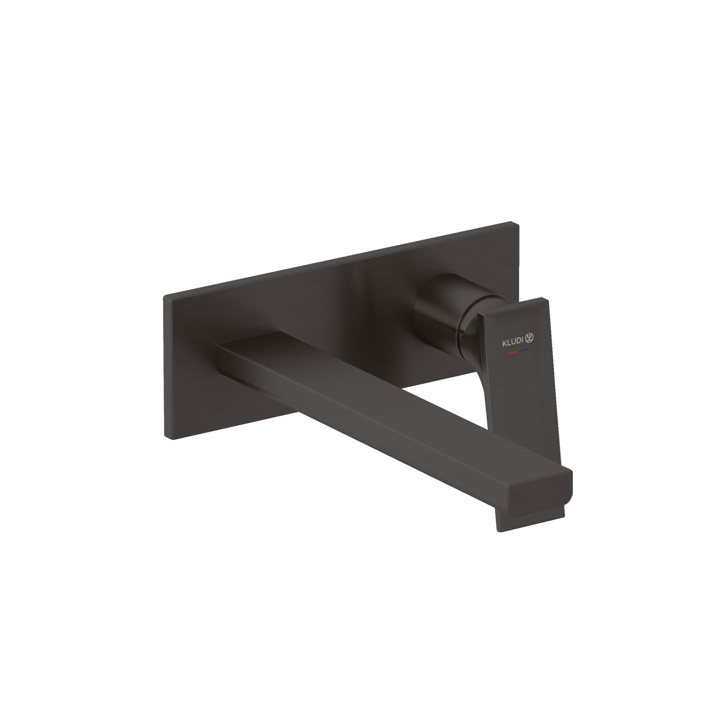 SET OF DECUS WM BASIN MIXER BRUSHED GUNMENTAL