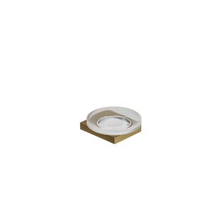 VELA C Soap Dish (brushed gold)