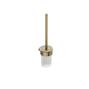 VELA R Toilet Brush Holder (brushed gold)