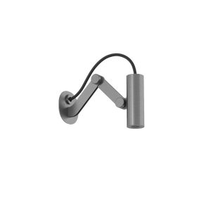 ASANA Tube Flex Head Shower (brushed gunmetal)