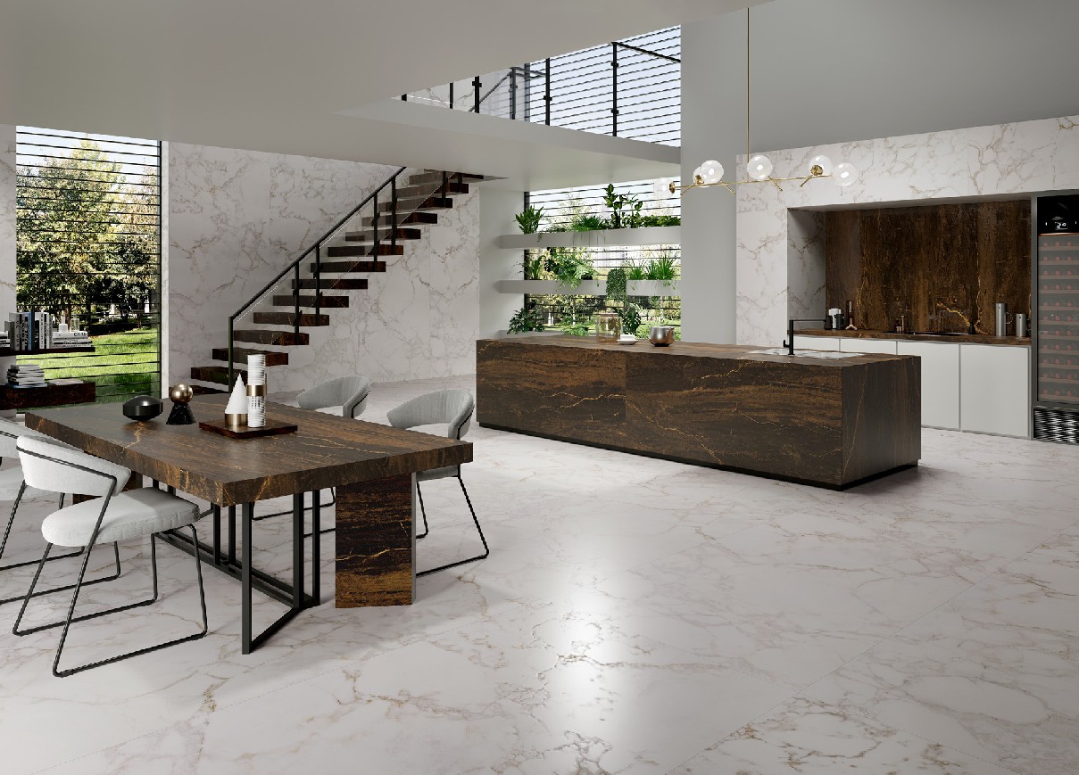 DESCEND MARBLE WHITE SOFT TEXTURED 90X180 SAMPLE2