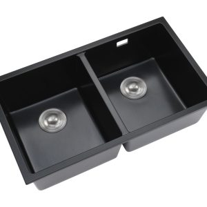 LV8045 DOUBLE UNDER SINK BLACK