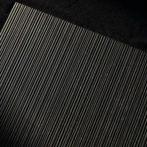 NIMES BLACK RIBBED 60X120