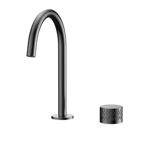 RAFFINATO 2 Hole Basin Mixer (gun grey)