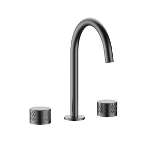 RAFFINATO 3 Hole Basin Mixer (gun grey)