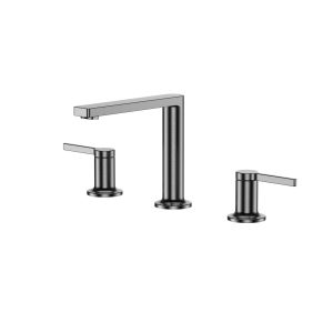 PURA FINO 3 Hole Basin Mixer (gun grey)