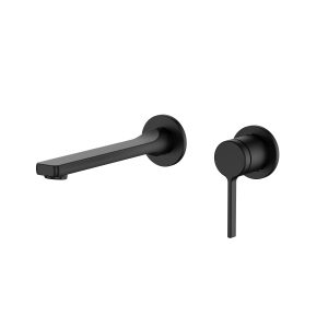 PURA FINO 2 Hole Wall Mounted Mixer (black)