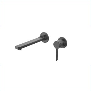 PURA FINO 2 Hole Wall Mounted Mixer (gun grey)