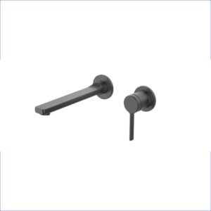 PURA FINO 2 Hole Wall Mounted Mixer (gun grey)