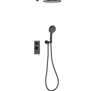 PURA FINO Concealed Shower set (black)